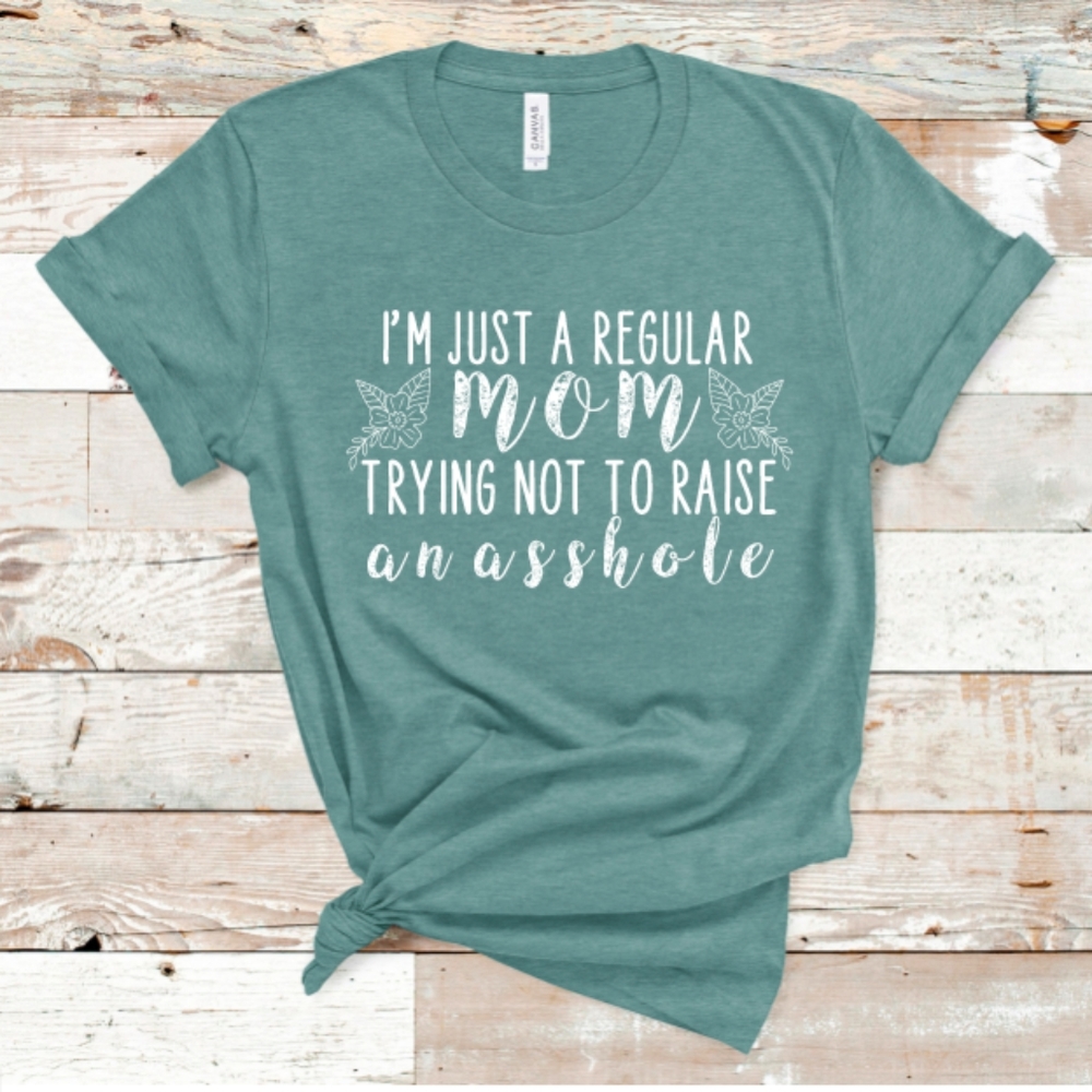 Boutique Dusty Blue Unisex Mom Mothers Day Tshirt